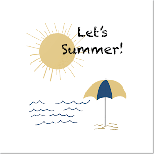 Let's Summer Posters and Art